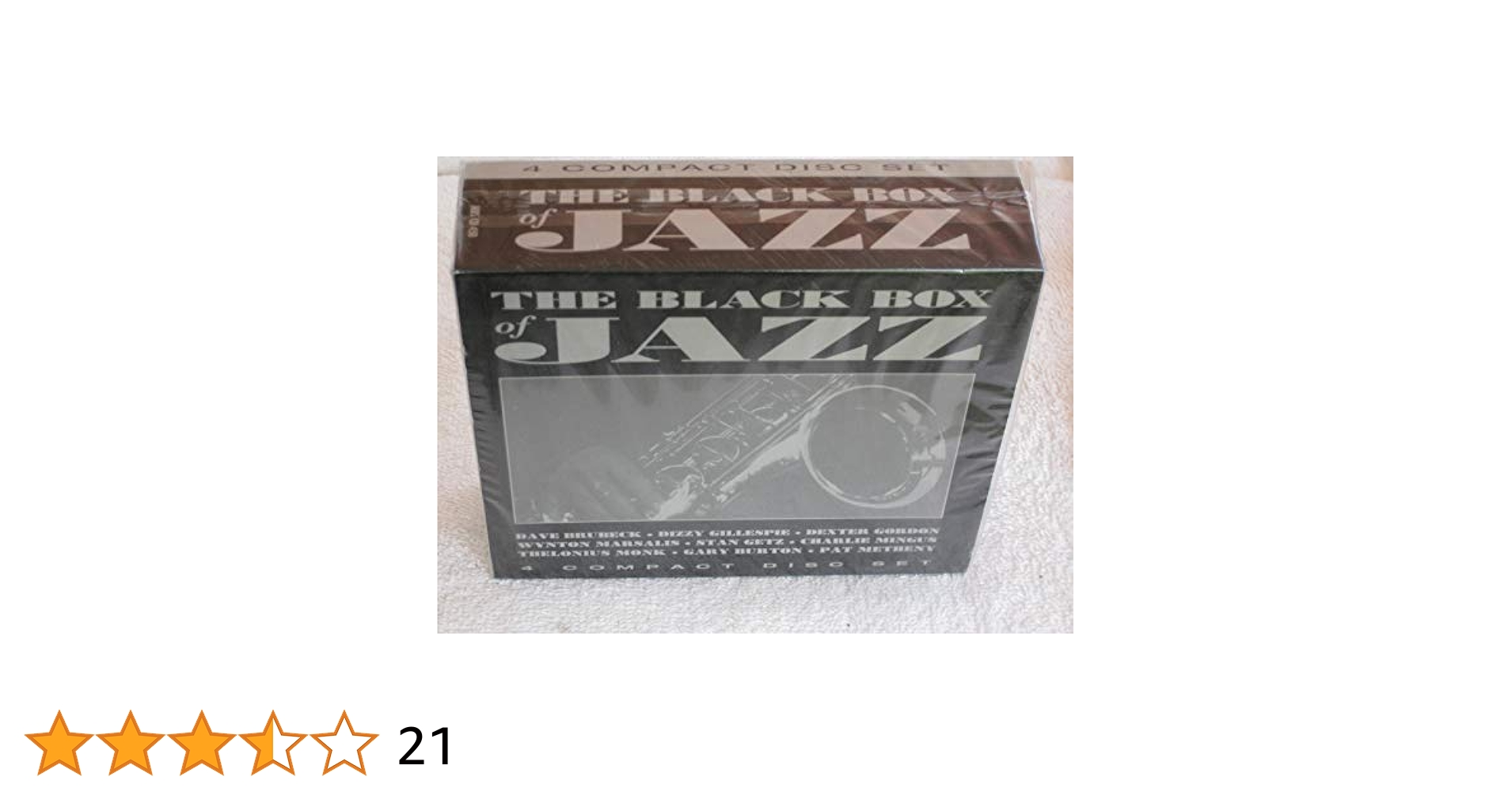 CD4枚　THE BRACK BOX OF JAZZ パーティー CD4枚 THE BRACK BOX OF JAZZ パーティー Amazon.com: Black Box